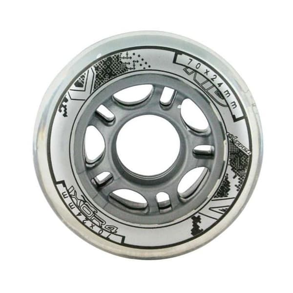 Polyuretan skatehjul - Nils Extreme - Transparenta - 70x24 mm - 82A - 4-pack