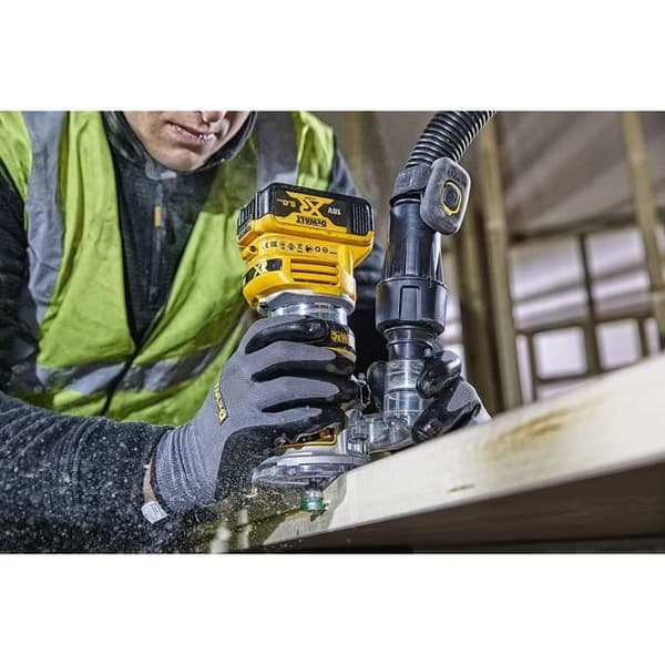 Défonceuse - DeWALT - DCW604N - 18V - Borstlös - 8mm