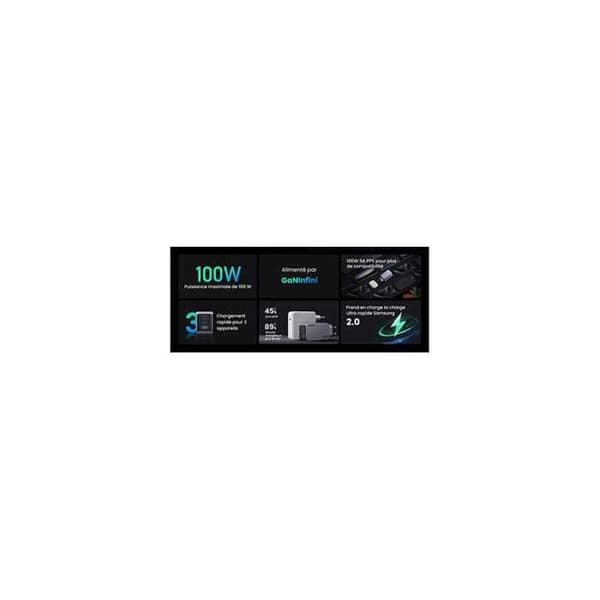 Ugreen Nexode Pro 100W kompakt väggladdare