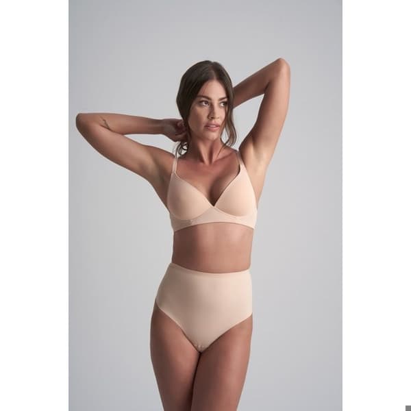 String skulptur midja hög kvinna Bye Bra - beige