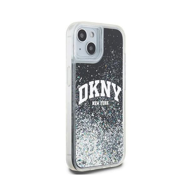 Mobilskal - DKNY - iPhone 15 Plus / 14 Plus - Svart - Glitter - Flexibel
