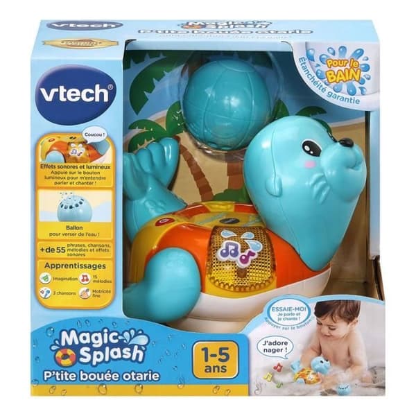 Leksaker - VTECH - Magic Splash - Liten Sälboja - Vattentät - Unisex - 24 månader