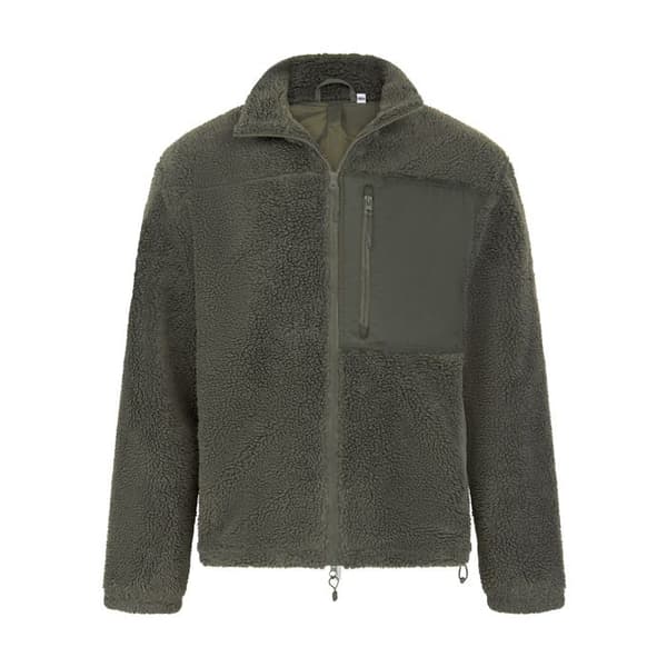 Polaire sherpa Front Row - mörk oliv