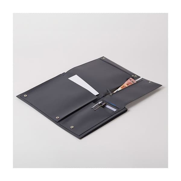 Datorväska - LEXON - Flat 14 Tum - Mörkblå - Högkvalitativ Polyester - Minimalistisk