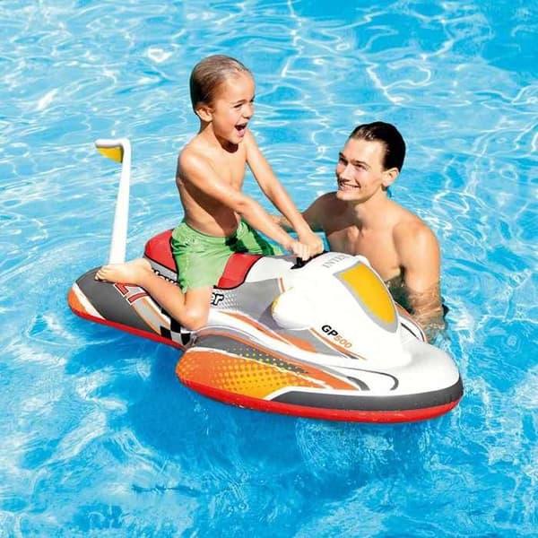 Rider float - Intex - 92544 - Multicolor - Vinyl - 117x77 cm