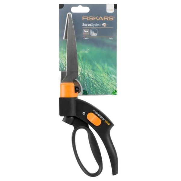 FISKARS Servosystem™ GS42 gräsklippare med 360° vridbart blad