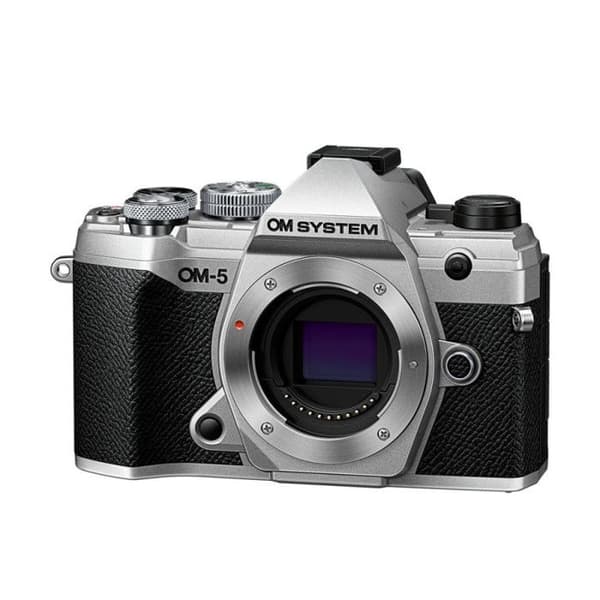 Om System Hybridkamera OM-5 silver blottad kropp - 4545350053932