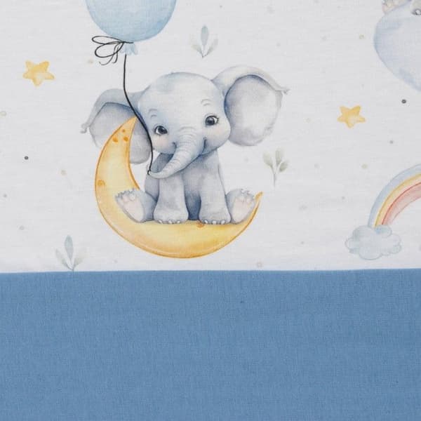 Couverture INES bomull - fram och baksidan 75x100