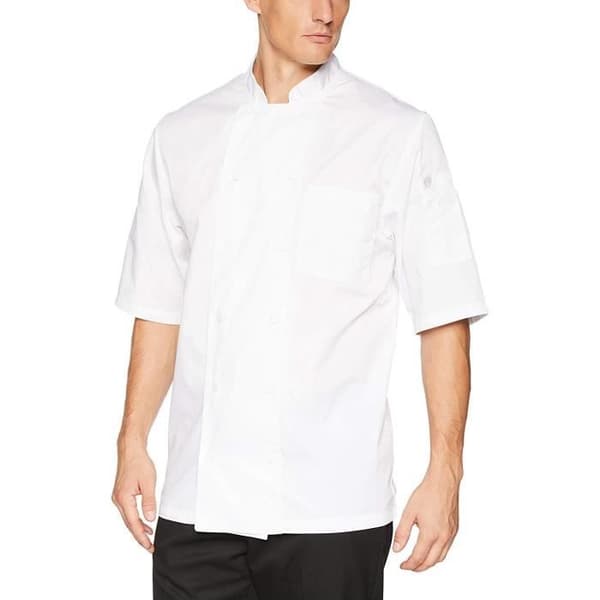 Chef Works A914-m Montreal Basic Cool Vent för män, Medium, White - JLCV