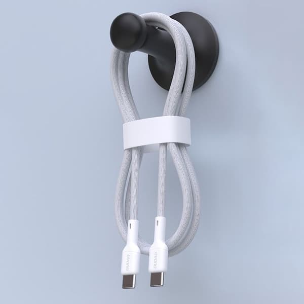 USB-C-kabel 65 W 2 m - Vit