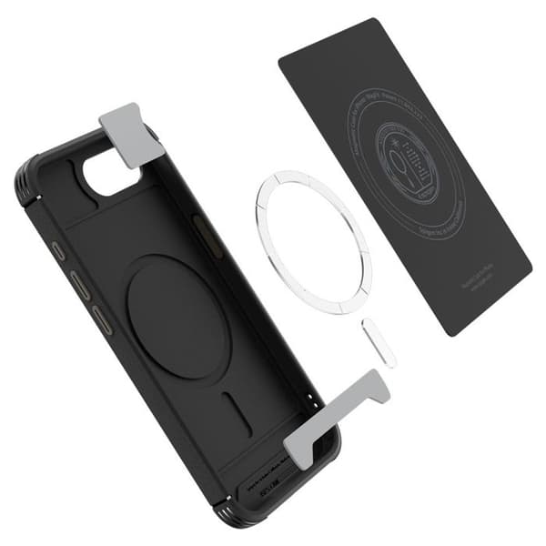 Spigen Core Armor MagSafe-fodral för iPhone 16e - Matt svart