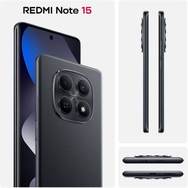 XIAOMI - Redmi Note 15 - 6 / 128 Go - Svart