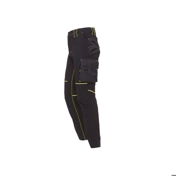 U-Power - Slim svart arbetsbyxa WORLD