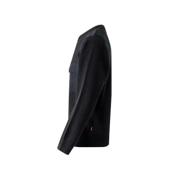 Tjock tröja rund hals Velilla - Blå - 2XL