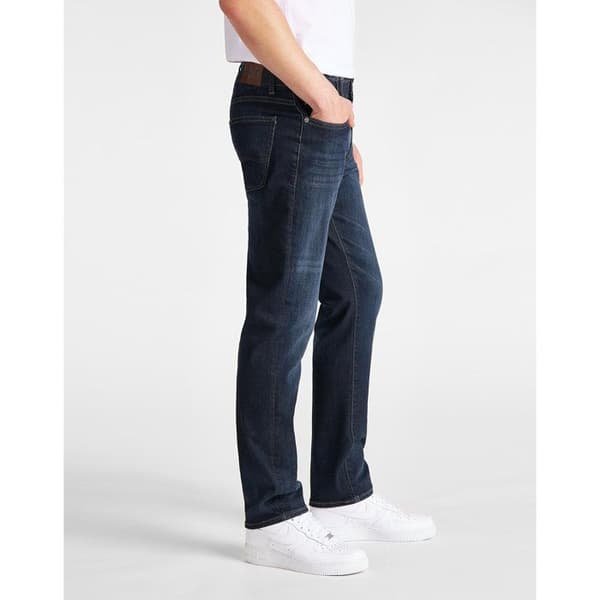 Marinblå jeans för män Lee Cooper Rak passform