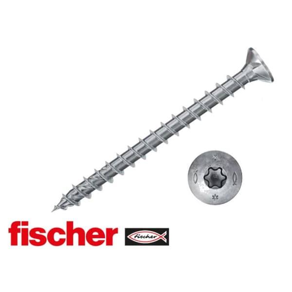 Vis med Torx-impregnering 6x60, förpackning med 100 Fischer