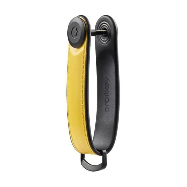 Organisatör för nycklar - Orbitkey - Läder - Solgult - Elegant och hållbar design