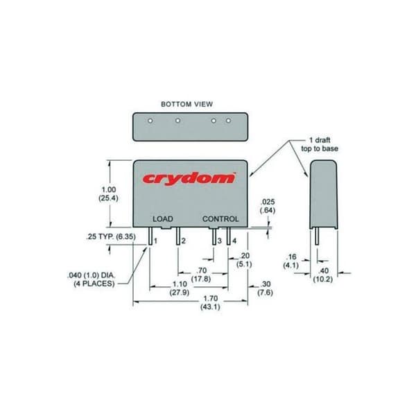 Crydom elektroniskt relä - MPDCD3 - Halbleiterrelais