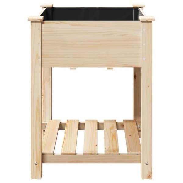 Planteringslåda - Massiv furu - 60x60x76 cm - Rektangulär - Inomhus/Utomhus
