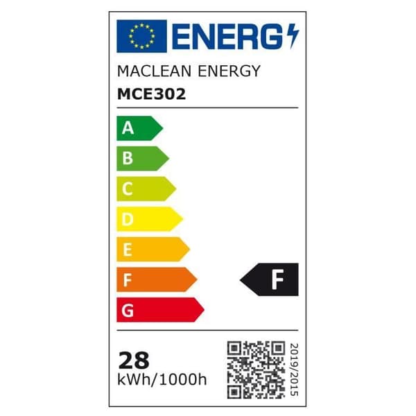 Ampull LED - Maclean - MCE302 - E27 - 28W - 2940lm - Neutralt vit 4000K