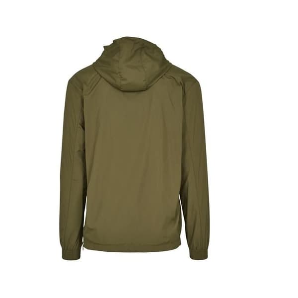 Bygg Ditt Varumärke Basic Pull Over Jacka Coupe-Vent, Oliv, XL Man