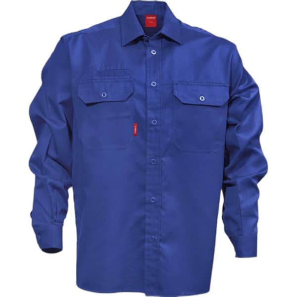 Fristads 7385 B60 långärmad skjorta - Blå - 3XL