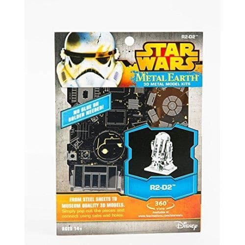 3D-modell - R2-D2 - Metall - 2 delar - Star Wars-licens