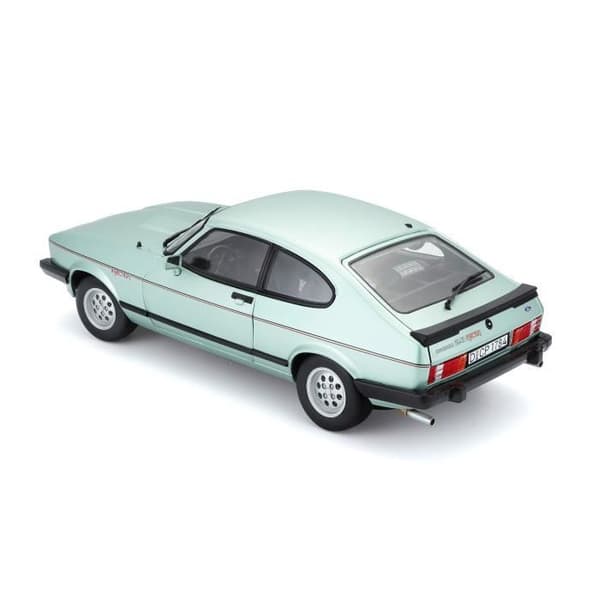 Miniatyrfordon - BURAGO - FORD CAPRI 1982 - Interiör - För barn - Grön