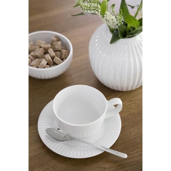 Vas - Hammershøi - 20 cm - Vit - Keramik - Tidlös design