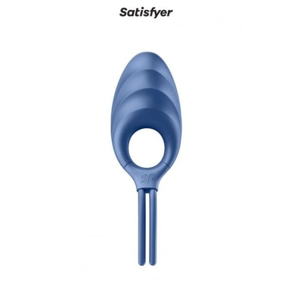 Cockring - Satisfyer - Svärdman - Blå - Medicinskt silikon - Vibrerande
