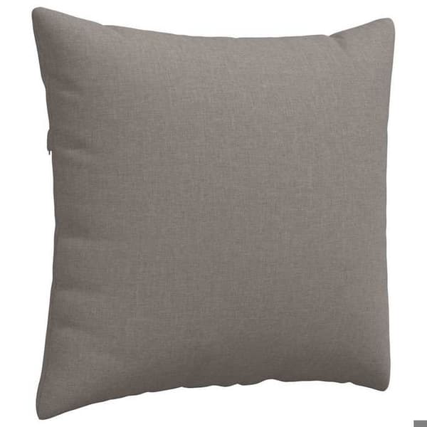 vidaXL Soffkuddar 2 st Taupe 50 x 50 cm tyg 42013960