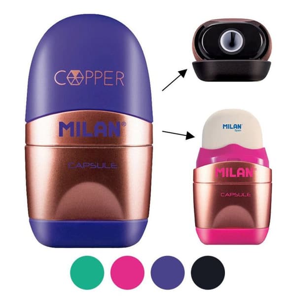 Capsule Cooper Milan skärpa och suddgummifodral