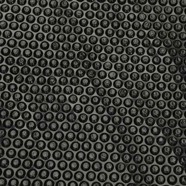 vidaXL Poolskydd Svart 455 cm PE