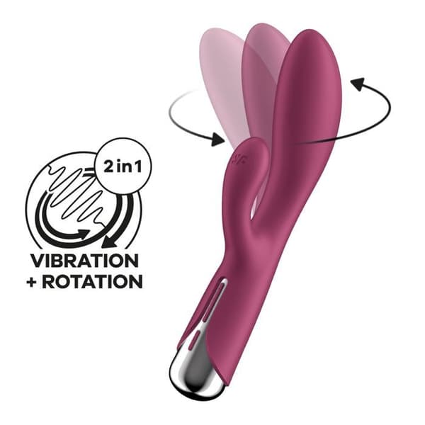 Satisfyer Spinning Rabbit 1 - Röd