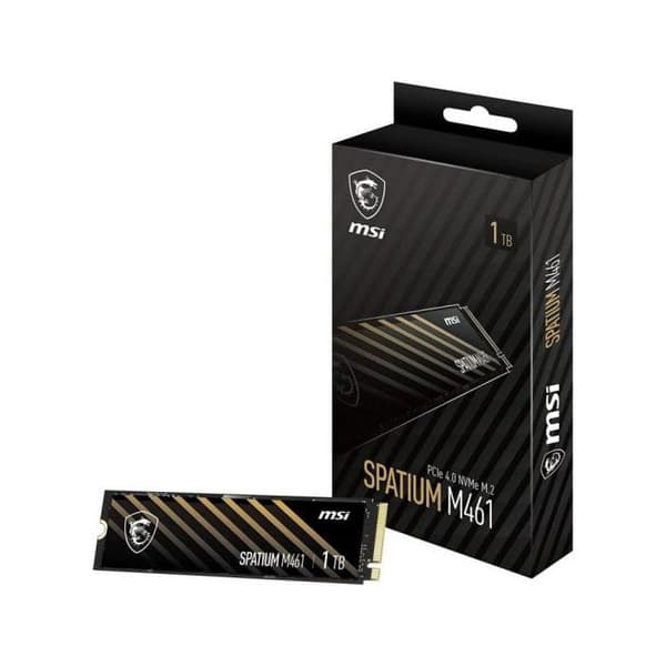 SSD - MSI - SPATIUM M461 - 1 To - PCIe 4.0 - M.2