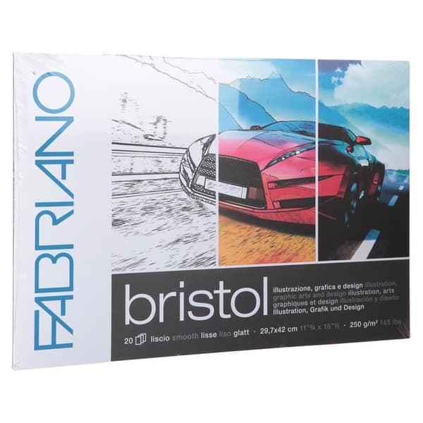 FABRIANO Pad Bristol A3 20f 250g