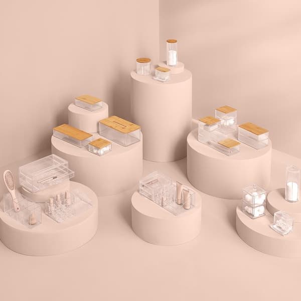 Organisatör 2 lådor "Selena" transparent - 5 five simply smart