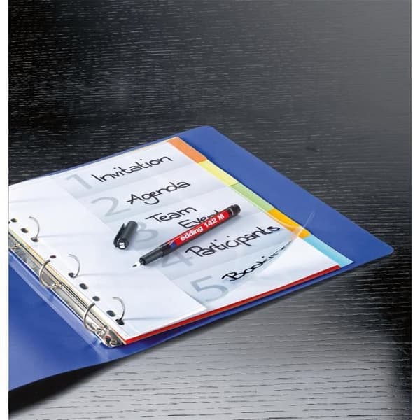EDDING Permanent markers - 10-pack röd - Medelspets 1 mm