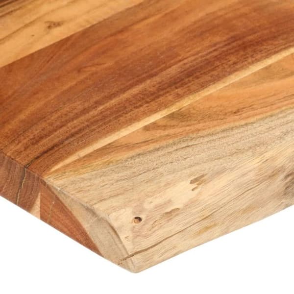 Desser bord 100x60x3,8cm rektangulär massivt akacia trä