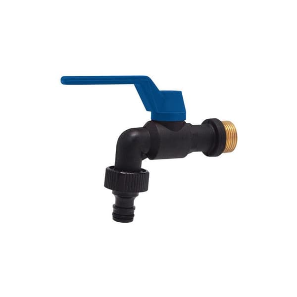 Trädgårdskran - AQUA CONTROL - C6371 - Antifrost - Metall - Kromad