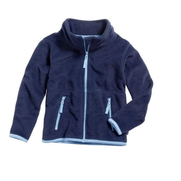 Playshoes babyjacka i kontrastfleece