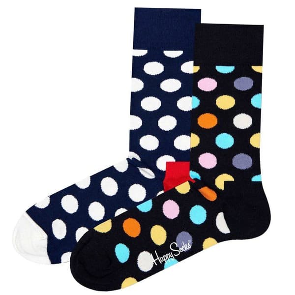 Happy Socks Strumpor Mix - ,Förpackning med 4,2x 2-Pack Klassiska Crew