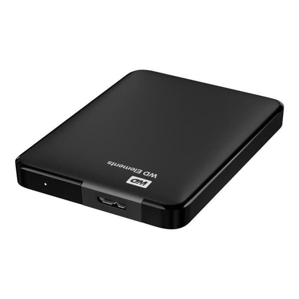 Extern hårddisk - WD - Elements Portable - 2 To - USB 3.0 - Svart