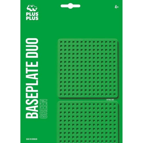 Byggplattor för byggleksaker - Plus Plus - Set med 2 plattor - Kompatibla med Mini Plus Plus-serien