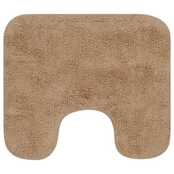 vidaXL Badrumsmatta Set 3 st Tyg Beige