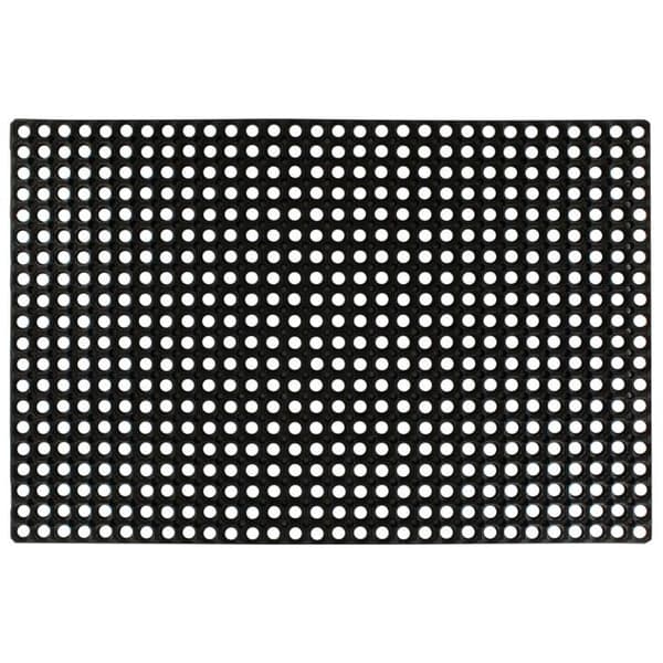 vidaXL Gummimatta 23 mm 80 x 120 cm