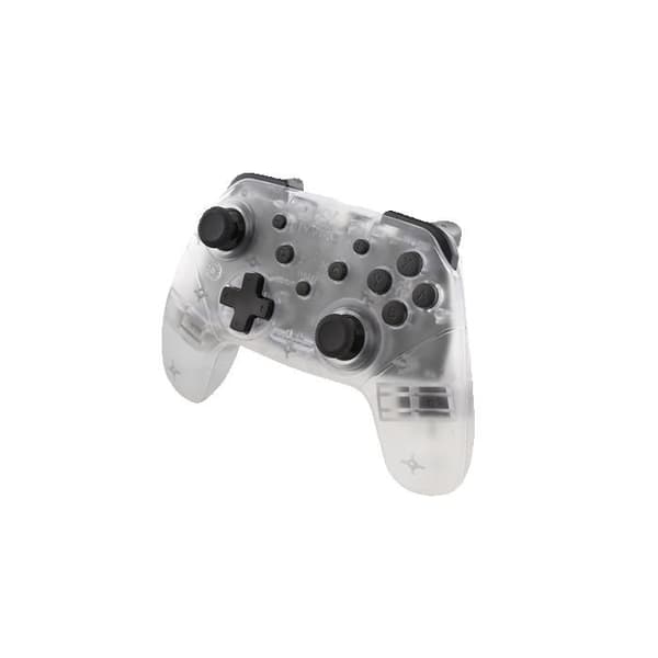 NYKO Trådlös Core Clear-kontroll för Nintendo Switch - Transparent med vibration