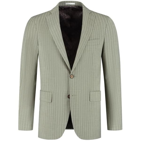 Blazer Michael Kors Randig Resa - grön