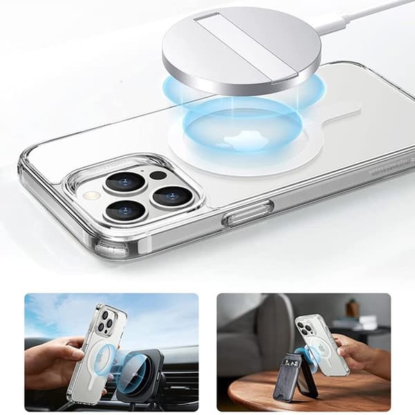 MagSafe HaloLock laddaradapter (set 2) - Universellt ring ESR 360 - Vit