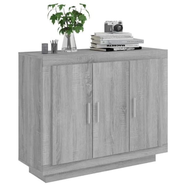 Skänk Sonoma Grå 92X35X75 Cm Konstruerat trä